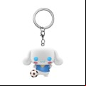 Sanrio - Cinnamoroll With Soccer Ball Flocked Pocket Keychain (Pop! Vinyl)