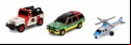 Jurassic Park - Nano Hollywood Ride 3-Pack (Model Car)