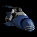 Batman: The Animated Series - Series 2 Batman And Batcycle 5 Points Set (Model Car)