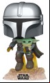Star Wars Mandalorian - Mandalorian With The Child Jetpack Flying (Pop! Vinyl)