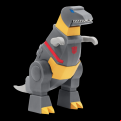 Transformers - Dino Grimlock 3.75" ReAction (Action Figure)
