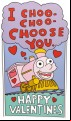 The Simpsons - I Choo Choo Choose You Replica Valentines Day Card