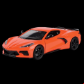 Timeless Legends - 1:24 Scale 2020 Corvette C8 Orange (Model Car)