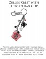 The Twilight Saga: Eclipse - KeyRing/Bag Clip Cullen Crest With Filigree (Keychain)
