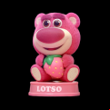 Toy Story 3 - Lotso With Strawberry (Velvet Hair) (Cosbaby Figure)