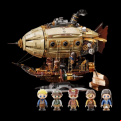 Retro Series - Steampunk Zeppelin Airship 1949 Pieces (Construction Set)