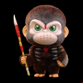 Dawn Of The Planet Of The Apes - Caesar War Paint Version Velvet Hair (Cosbaby Figure)