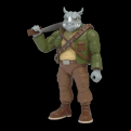 Teenage Mutant Ninja Turtles (Comics) - Rocksteady 5" BST AXN (Action Figure)