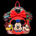 Disney - Mickey And Friends Classic Ear Holder Mini Backpack Combo (Loungefly Backpack)