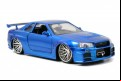 Fast And Furious - '02 Nissan Skyline GT-R R34 1:24 Scale Hollywood Ride (Model Car)