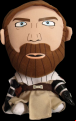 Star Wars: The Clone Wars - Obi-Wan Kenobi Deformed (Plush Figure)