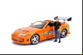 Fast And Furious - 1995 Toyota Supra 1:24 with Brian Hollywood Ride (Model Car)