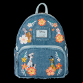 Disney - Dogs & Cats Faux Denim Fringe (Loungefly Backpack)