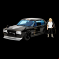 Tokyo Revengers - 1971 Nissan Skyline GTR With Mikey 1:24 Scale Diecast (Model Car)