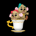 Cinderella 1950: 75th Anniversary - Jaq And Gus In Cup (Pop! Vinyl)