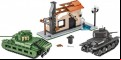 World War 2 - Matilda II And Panzer 38 T Diorama 1008 Pieces (Construction Set)