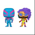 Spider-Man: Across The Spider-Verse - Spider-Man 2099 And Spider-Man India Blacklight 2-Pack (Pop! Vinyl)