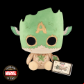 Marvel 85th: We Are Groot - Groot Capt America 7" Pop! (Plush Toy)