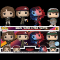 Stranger Things - Nancy / Robin / Eddie / Dustin 4-Pack (Pop! Vinyl)