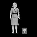 The Munsters - Marilyn Munster Grayscale 3.75'' ReAction (Action Figure)